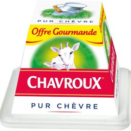 Fromage pasteurisé chèvre frais 13,5%MG CHAVROUX  offre gourmande,CHAVROUX,
