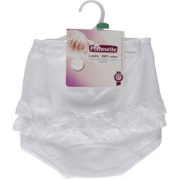 Culotte Blanche Dentelle Froufrou Taille 18 Mois Pommette L Unite Shoptimise