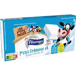 Fromage blanc P'tit Crémeux, la boite de 8 portions - 160 g Fromage blanc P'tit Crémeux, la boite de 8 portions - 160 g,PATURAGES,la boite de 8 portions - 160 g