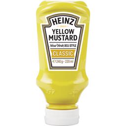 Yellow Mustard Yellow Mustard,HEINZ,le flacon de 240g