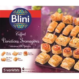 Coffret Variations Fromagères Coffret Variations Fromagères,BLINI,la boite de 30 pièces - 355 g