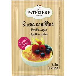 Sucre vanilliné saveur intense Sucre vanilliné saveur intense,LA PATELIERE,le sachet de 7,5 g