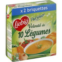 Velouté de 10 légumes - Pur'Soup,LIEBIG,les 2 briques de 35 cl