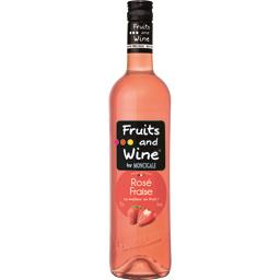 Boisson aromatisée vin rosé et jus de fraise Boisson aromatisée vin rosé et jus de fraise,"__ A CREER",la bouteille de 75 cl