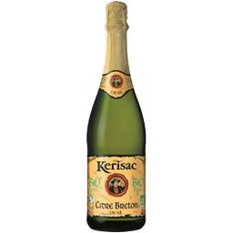 Cidre bio doux Cidre bio doux,KERISAC,la bouteille de 75 cl