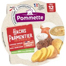 Hachis parmentier, dès 8 mois Hachis parmentier, dès 8 mois,POMMETTE,l'assiette de 200g