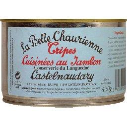 Tripes cuisinées au jambon Tripes cuisinées au jambon,LA BELLE CHAURIENNE,la boite de 420g