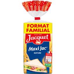 Pain de mie Maxi Jac' nature Pain de mie Maxi Jac' nature,JACQUET,le paquet de 21 tranches - 825 g