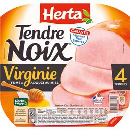Tendre Noix Le Virginie jambon Tendre Noix Le Virginie jambon,HERTA,la barquette de 4 tranches - 120g