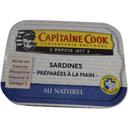 Capitaine Cook Sardines au naturel la boite de 91 g net égoutté
