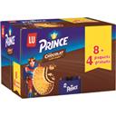 LU Prince - Biscuits fourrés goût chocolat les 8 paquets de 300 g