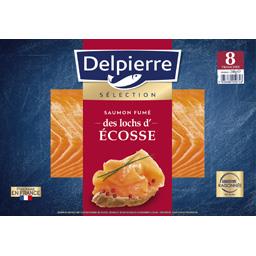 Delpierre Saumon fumé Ecosse le paquet de 8 tranches - 240 g