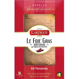 Foie gras de canard entier mi-cuit au piment d'espelette, du Sud-OuestIGP LARTIGUES ET FILS, 1...