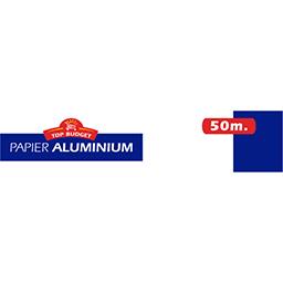 Papier aluminium Papier aluminium,TOP BUDGET,le rouleau de 50 m