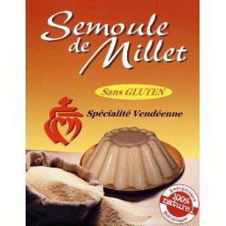 Semoule de Millet sans gluten Semoule de Millet sans gluten,Sélectionné Par Votre Magasin,la boite de 400g