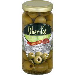 Liberitas Olives vertes dénoyautées le bocal de 110 g net égoutté
