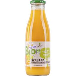 Bio Paquito Pur jus d'orange mandarine raisin BIO la bouteille de 75 cl