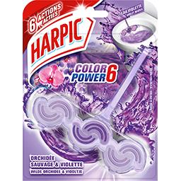 Harpic Bloc Cuvette Color Power 6 Eau Violette