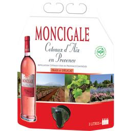 Côteaux d'aix en provence, vin rosé Côteaux d'aix en provence, vin rosé,Moncigale,la fontaine de 3 l