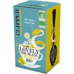 Clipper Thé blanc citron BIO Lovely la boite de 20 sachets - 34 g