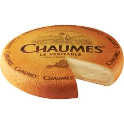 Fromage au lait pasteurisé 25% de MG, au rayon traditionnel Fromage au lait pasteurisé 25% de MG, au rayon traditionnel,CHAUMES,au rayon traditionnel, à la coupe