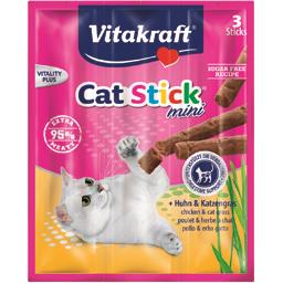 Sticks poulet et herbe à chat - Cat Stick mini
