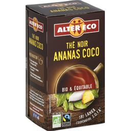 Thé Noir Ananas Noix de Coco bio & équitable