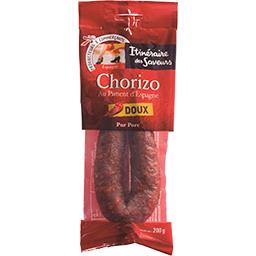 Itinéraire des Saveurs Chorizo doux au piment d'Espagne le paquet de 200 g