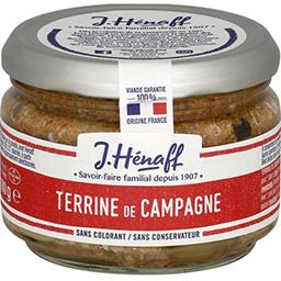 Terrine de campagne traditionnelle Terrine de campagne traditionnelle,HENAFF,le pot de 180 g