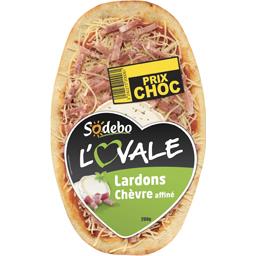 Sodebo L'Ovale - Pizza lardons chèvre affiné la pizza de 200 g