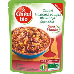 Céréal Bio Haricots rouges blé & soja cuisiné façon chili BIO le sachet de 220 g