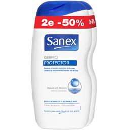 Douche dermo protect SANEX 2x500ml 50% sur le 2ème