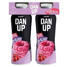 Iogurte líquido dan'up frutos vermelhos