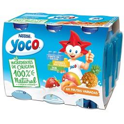 Iogurte yoco líquido de frutas variadas 100% natural