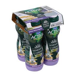 Activia Liquido Sementes e Cereais: Quinoa, Aveia e ...