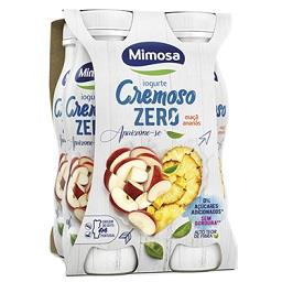 Iogurte líquido cremoso zero maçã/ananás