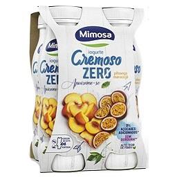 Iogurte líquido cremoso zero pêssego/maracujá