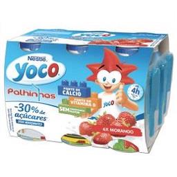 Iogurte líquido yoco de morango