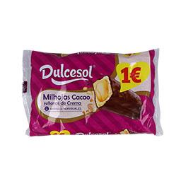 Milhojas de cacau, 4 unidades