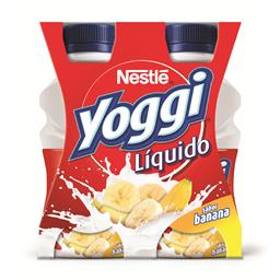 Iogurte líquido yoggi banana