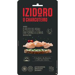 Peito de peru forno a lenha fatias finas