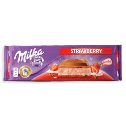 Tablete de chocolate morango