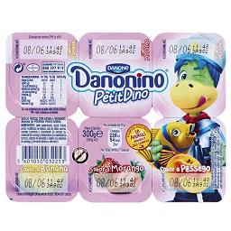 Danonino Petit Banana/Morango/Pêssego